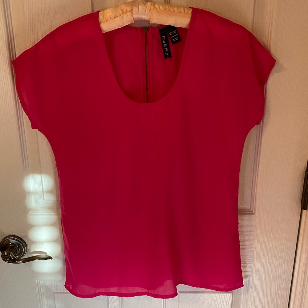 Fun & Flirt Hot Pink Top